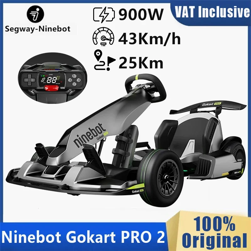 EU Stock Original Ninebot by Segway GoKart Pro2 Electric Self Balance Scooter 43KM/H Speed Upgraded Version Go Kart