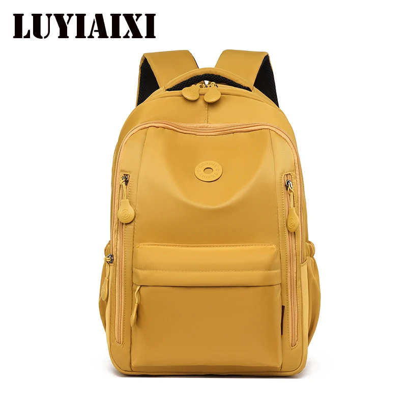 

Новый нейлоновый повседневный дорожный рюкзак с двумя лямками, вместительная сумка для книг, сумка для ноутбука, модная легкая женская сумка для отдыха