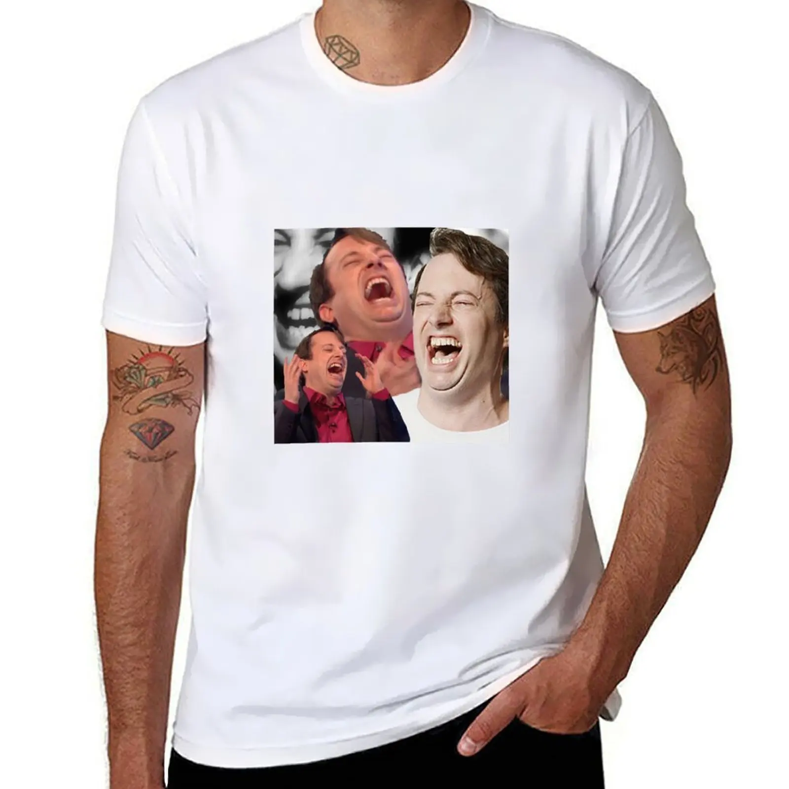 

David Mitchell Hysterical Laugh Classic TShirt2506 T-Shirt man t shirts cotton t shirt for man T-Shirt