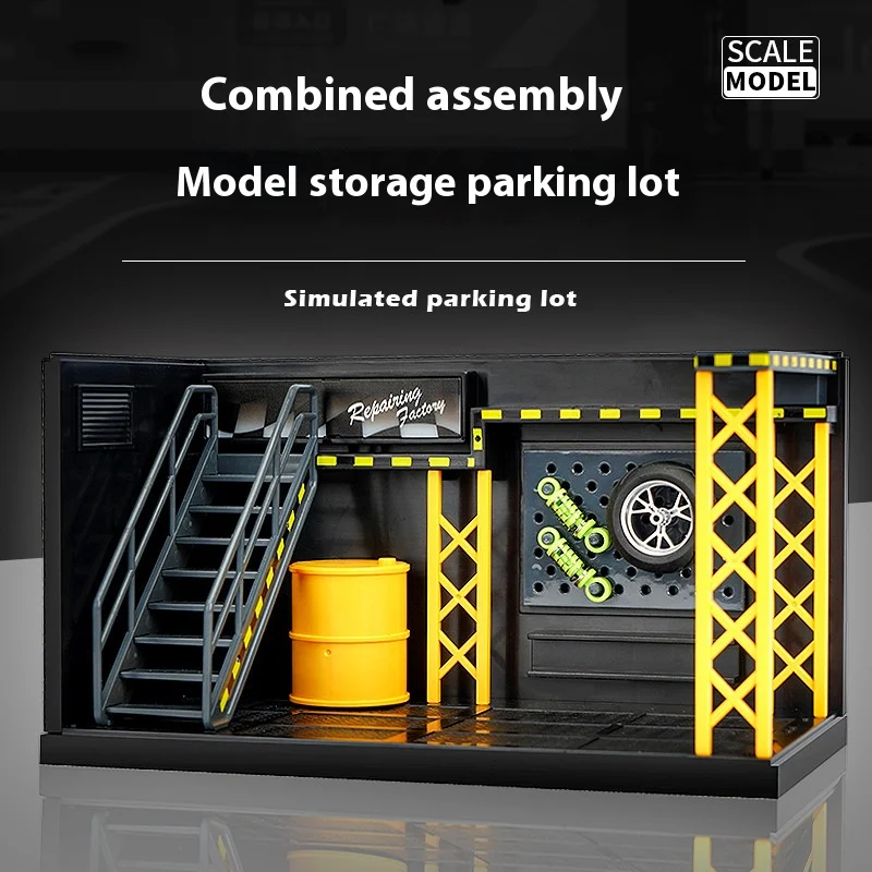 

DIY 1:38 Motorcycle Model Toys Household Decoration Alloy DIY Scene Repair Shop Parking Lot Gift for Motorcycle Fans Kids Adult