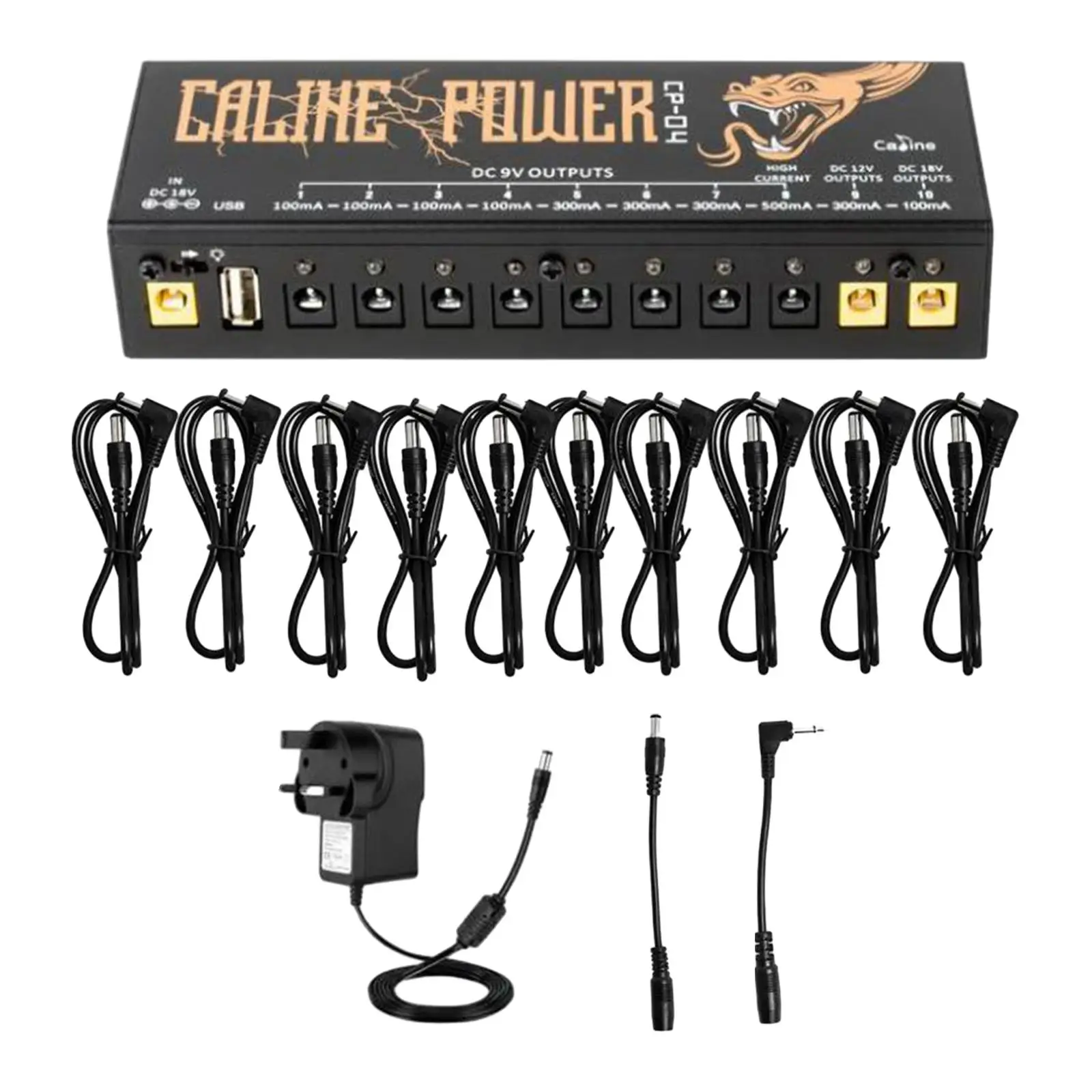 Guitars Power Supply 18V 1A Portable Effect Pedal Board Guitar Effect Pedal