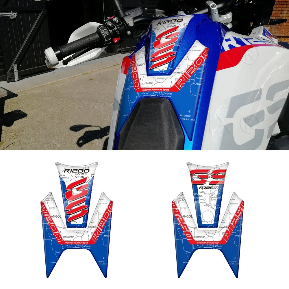 

Для BMW Motorrad R1250GS R1250GS Rallye HP 2018-2022 (не ADV) мотоциклетная защитная наклейка на бензобак