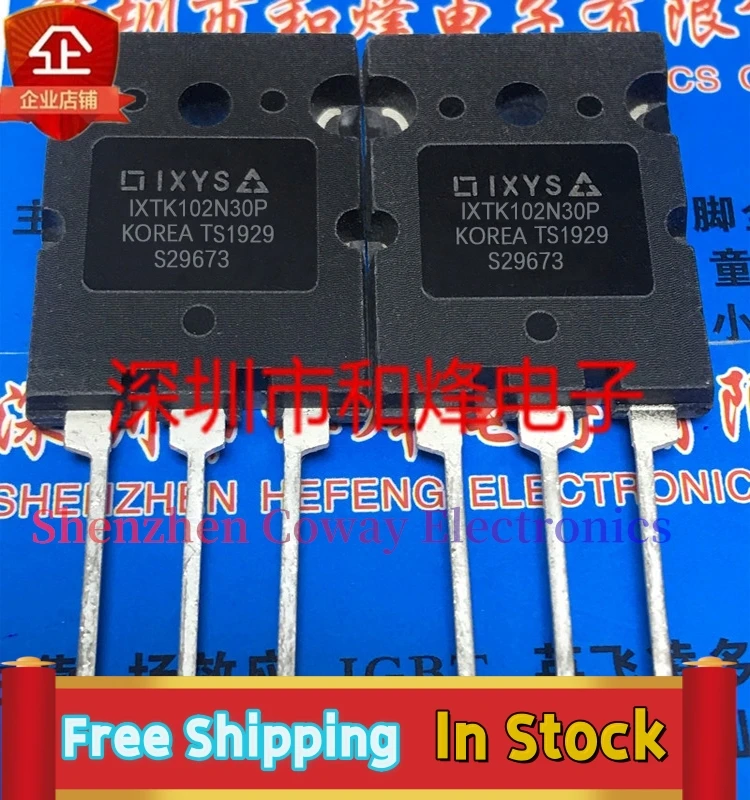 10PCS-30PCS  IXTK102N30P  TO-264 MOS 102A300V N  In Stock Fast Shipping