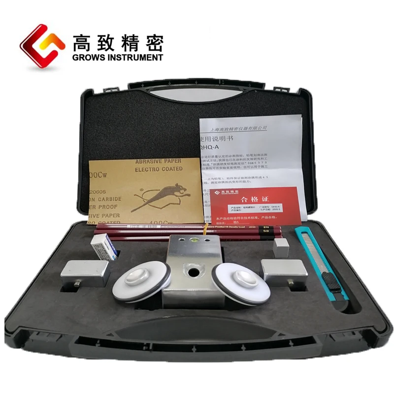 QHQ-A portable ABS plastic box pencil hardness tester, equipped with Mitsubishi pencil combination coating scratch hardness test