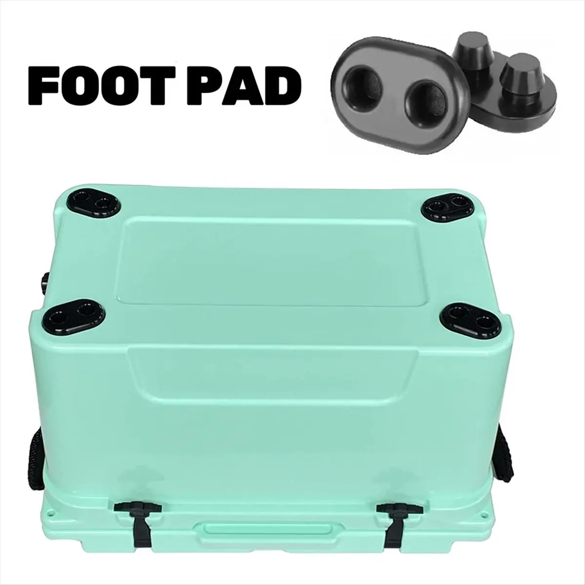 SALE AA63 2 PCS Cooler Feet Replacement Non-Slip Non-Scratch Rubber Feet for Coolers Models 45qt 65qt 110qt 145qt