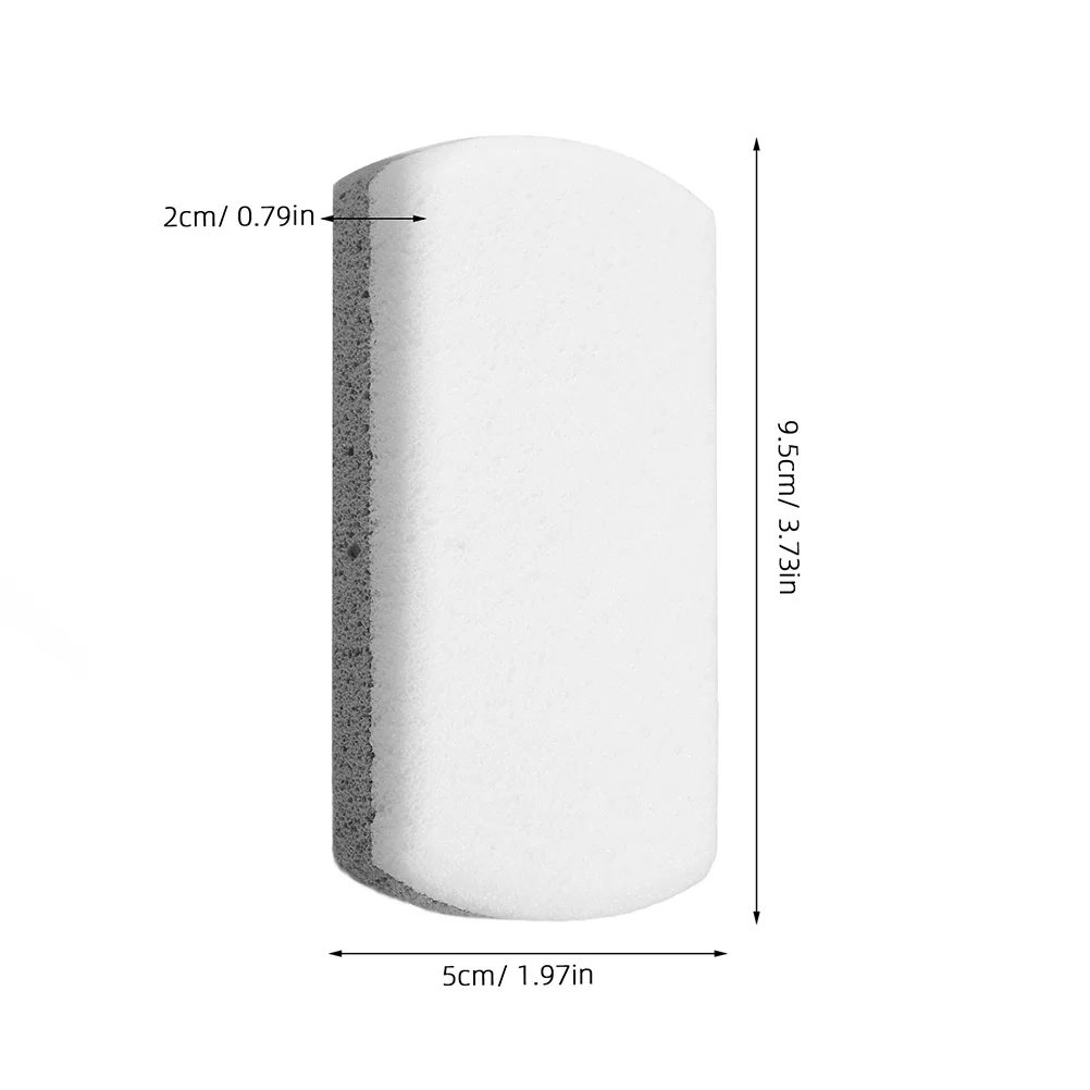 Épurateur de pieds en pierre ponce, dissolvant de peau morte double face pour pieds et mains, dissolvant de callosités, outil exfoliant de pédicure, 2 pièces