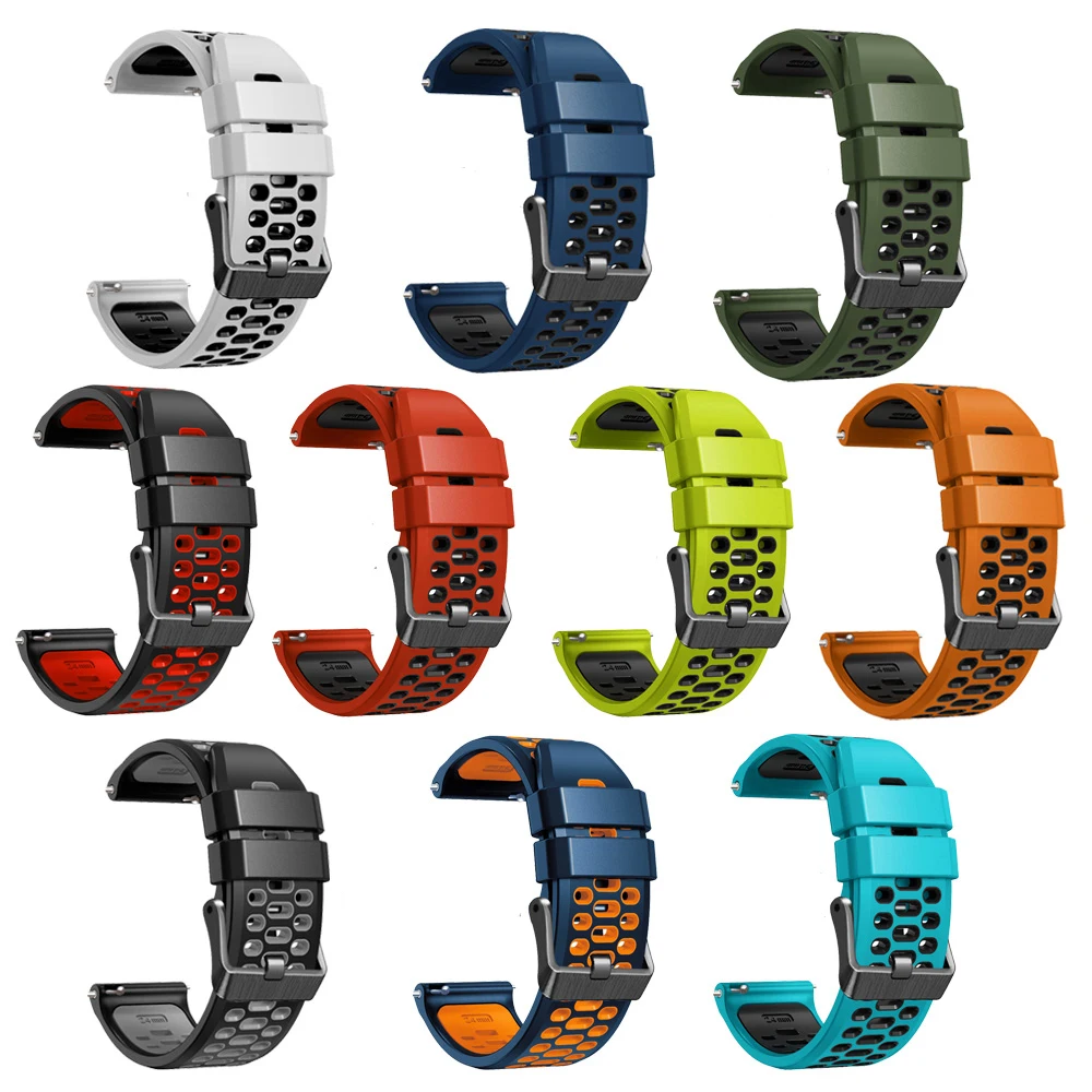 New 24mm Silicone Replacement Straps for SUUNTO 9 Watch Band Suunto D5/7/Spartan/Sport Wrist HR Baro/9 Baro Watch Bracelet