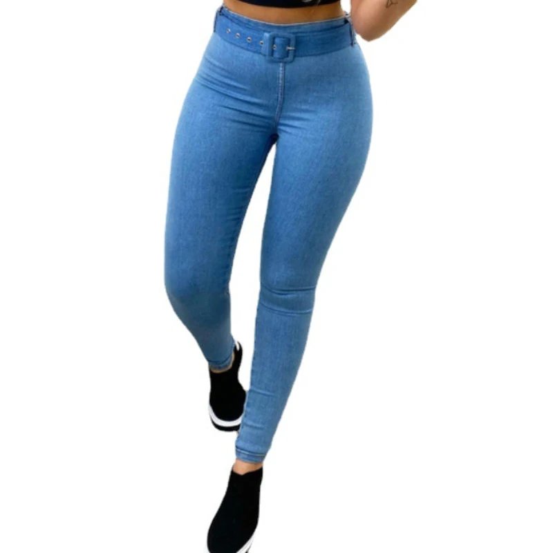 Woman Open Crotch Fake Jeans Leggings with Pockets Hidden Zippers Tight High Rise Hot Pants Erotic Crotchless Panties Clubwear