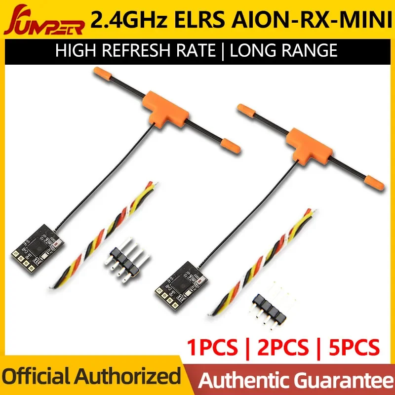 

JUMPER 2.4GHz ELRS Receiver AION RX MINI 16CH RX Compatible With 2.4 mode 5KM Range For RC FPV Drone Quadcopter Transmitter New