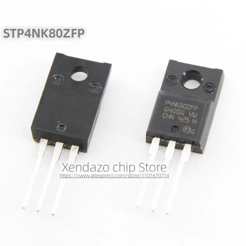 10 teile/los stp4nk80zfp p4nk80zfp TO-220F paket original original original 800v 3a mos feldeffekt transistor