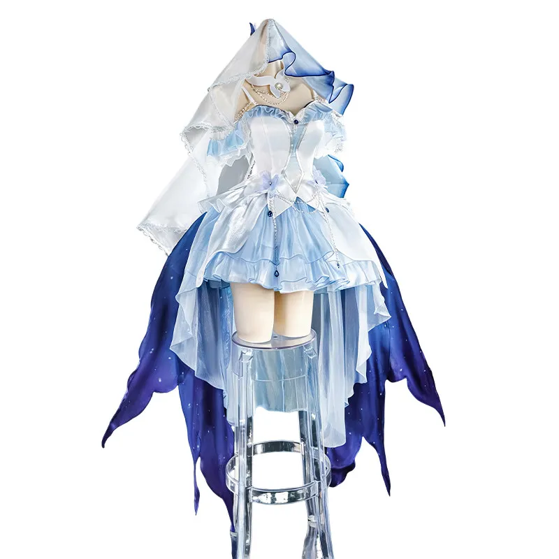 

Wuthering Waves The Shorekeeper Always and Ever Wedding Dress Cosplay Costume Full Set Anime Game Outfit For Women Comic con
