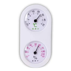 Indoor Thermometer Hygrometer Analogs Mechanical Display Thermo-Hygrometer 2 in 1 Temperature Humidity Monitor Gauges