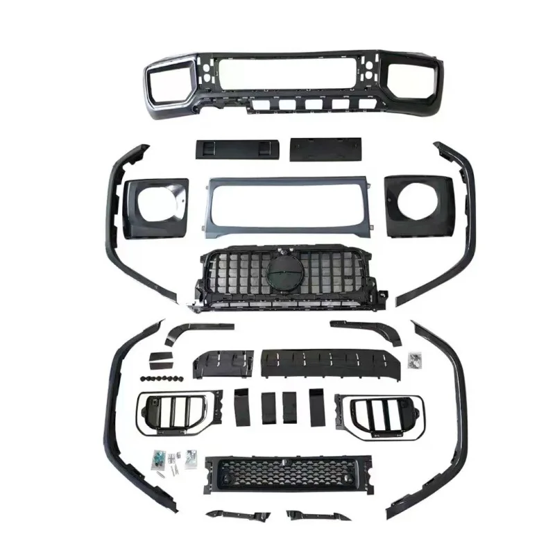 

Подходит для модификации G-Class от W464 до W465, этот комплект кузова для окружающего бампера в стиле G63 и подходит для моделей 2025 года.