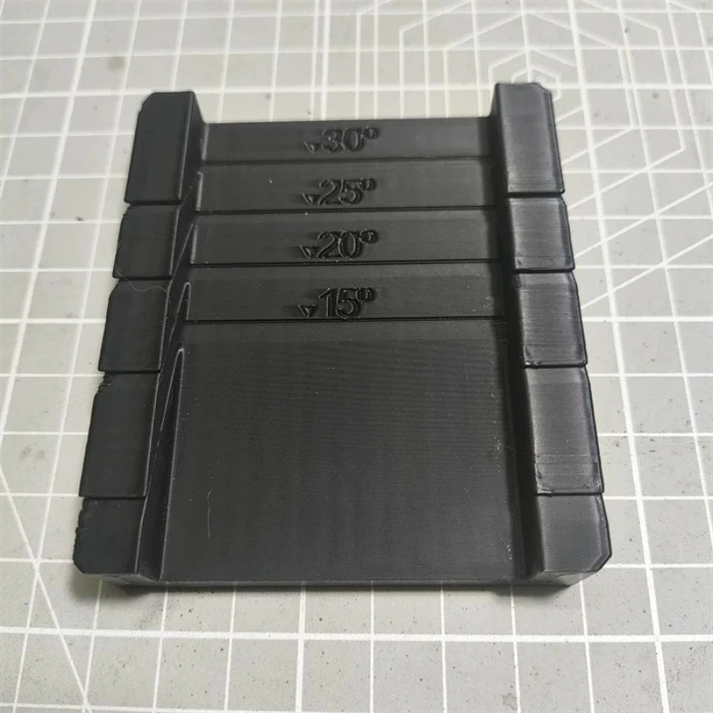 PLA Brake Sponge Cutting Tool 15 20 25 30 Degrees Cut Brakes Pads FDM Printed Auxiliary Parts for Tamiya 4WD RC Car Model
