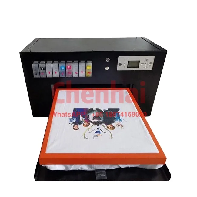 A2 Size DTG Printer,Digital Flatbed T-shirt Printer