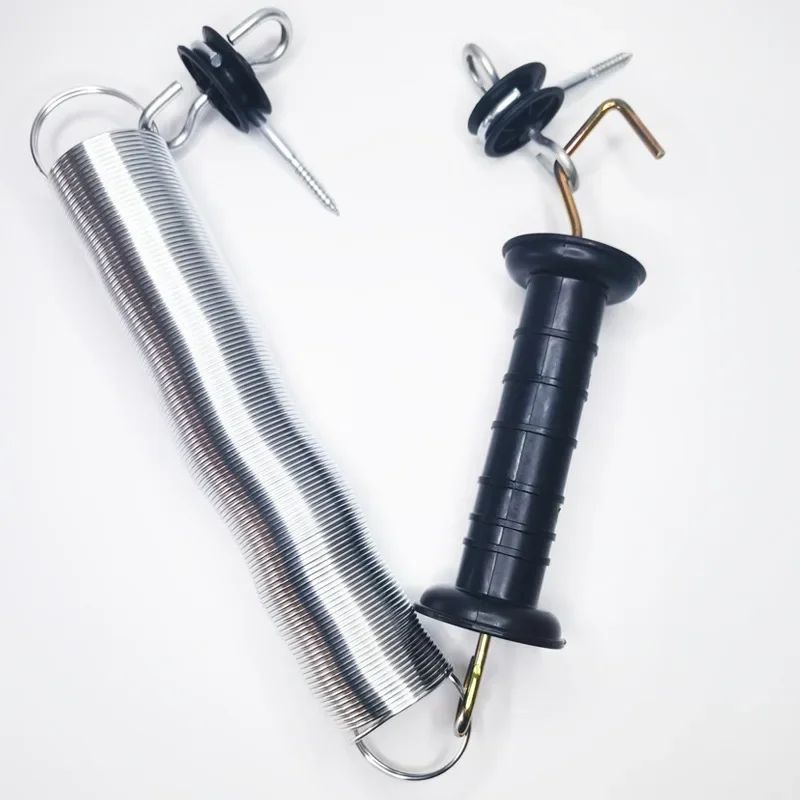 Perfect Animal Husbandry Electronic Fence Entrance Exit Spring Door Handle Pasture Electronic Fence Cattle, Sheep and Horse Insu