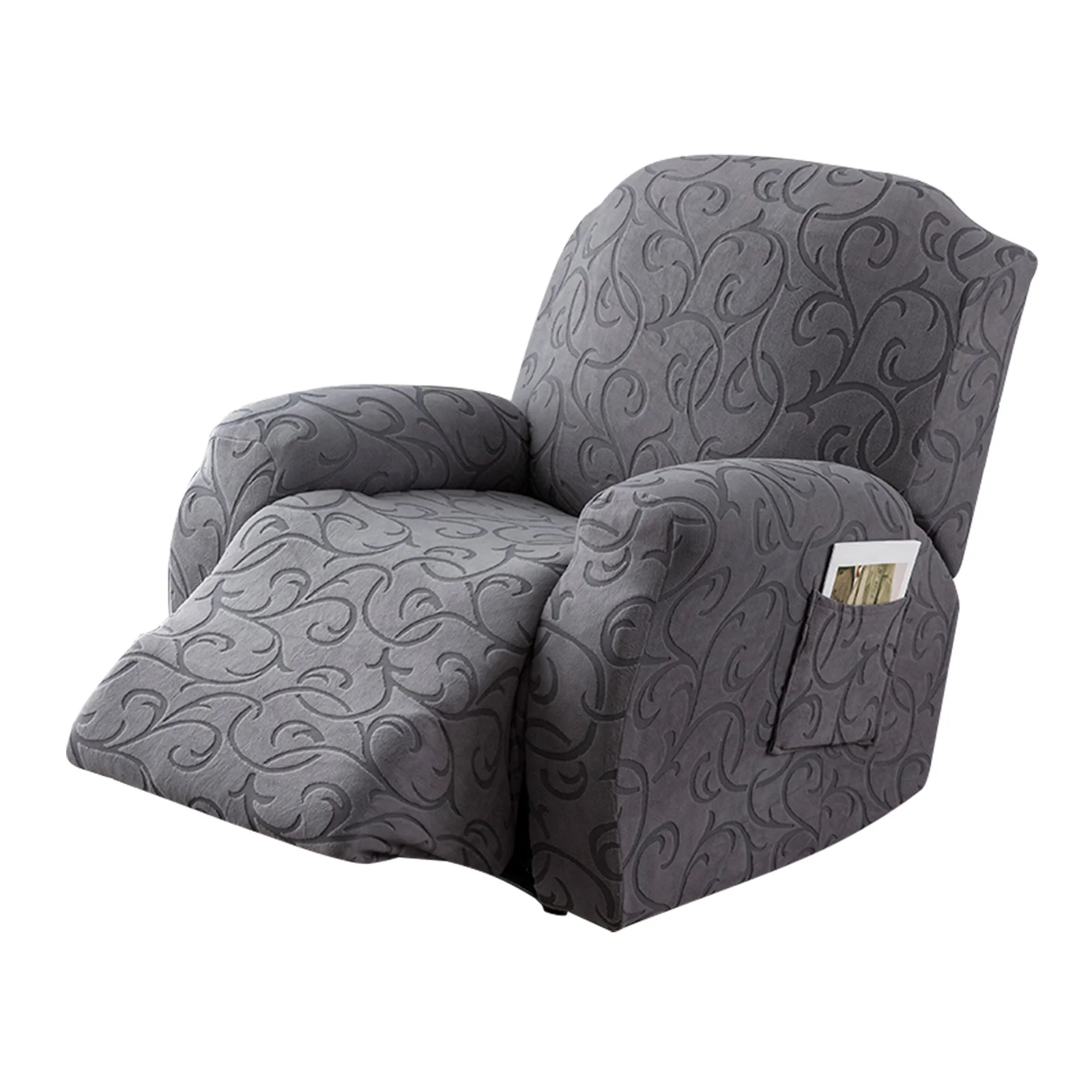 Lying chair cover jacquard 1 seat Lying chair cover Elastic chair cover Furniture protective cover