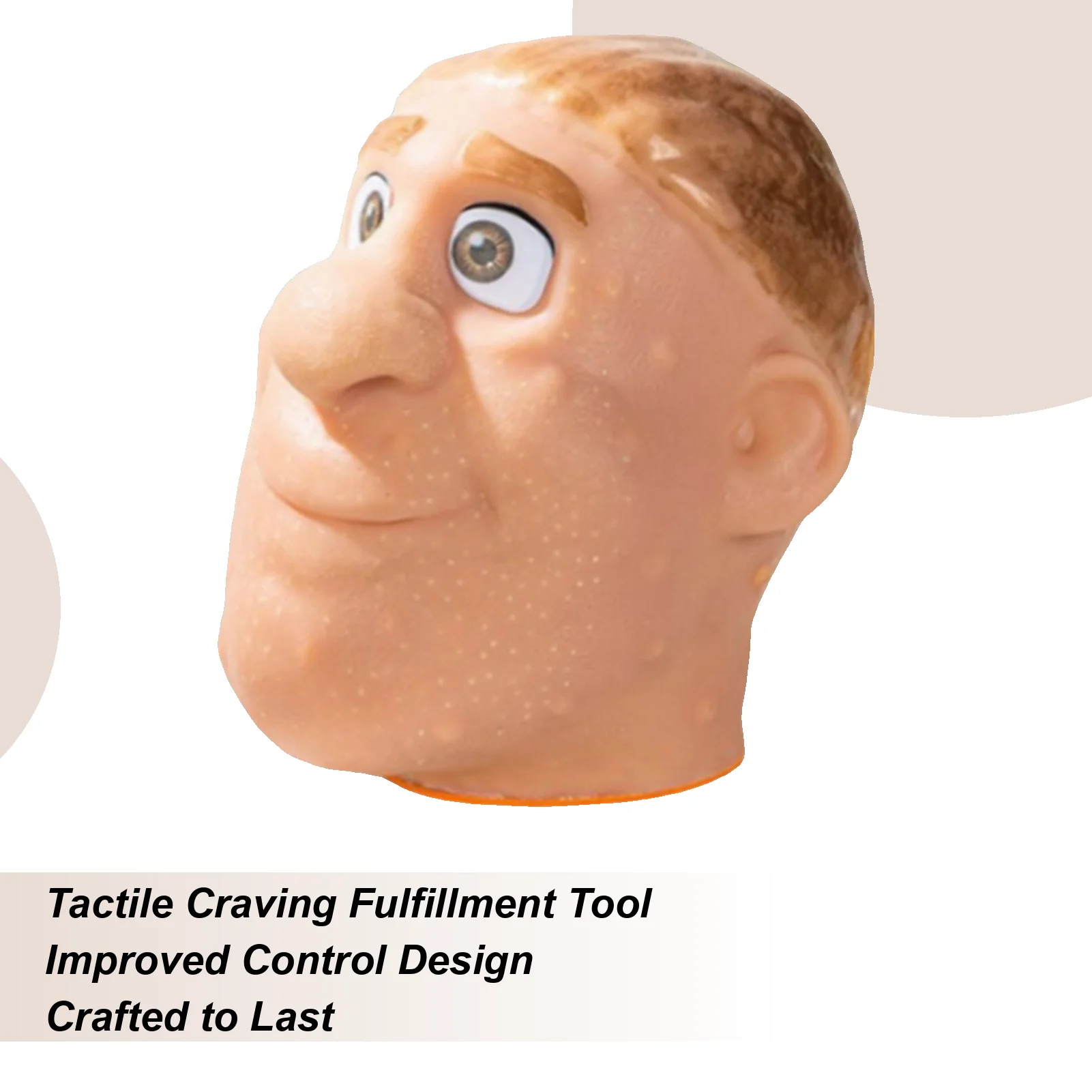 Pimple Popping Fidget Toy Head Shaped Zit Picking Squeeze Toys Reusable Sensory Activities For Adults Kids Students Holiday
