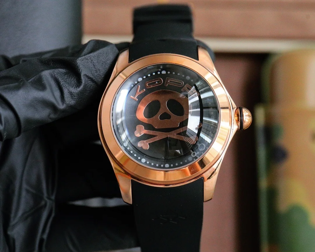 Jam Tangan Pria Model Tengkorak Ikan Keren Trendi Fashion 2026, Jam Tangan Pria Elegan Modis