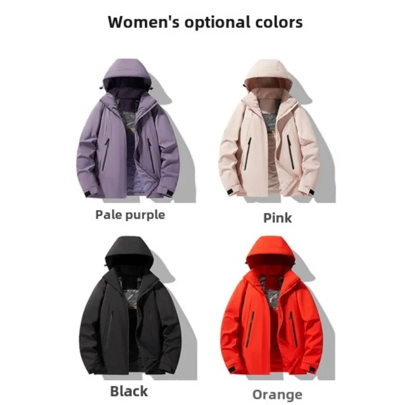 Cotton Winter Waterproof Outdoor Jacket Coat Women's Big Size 3XL Parkas Jacket Unisex Windproof Thick Warm Parka Autumn Outwear