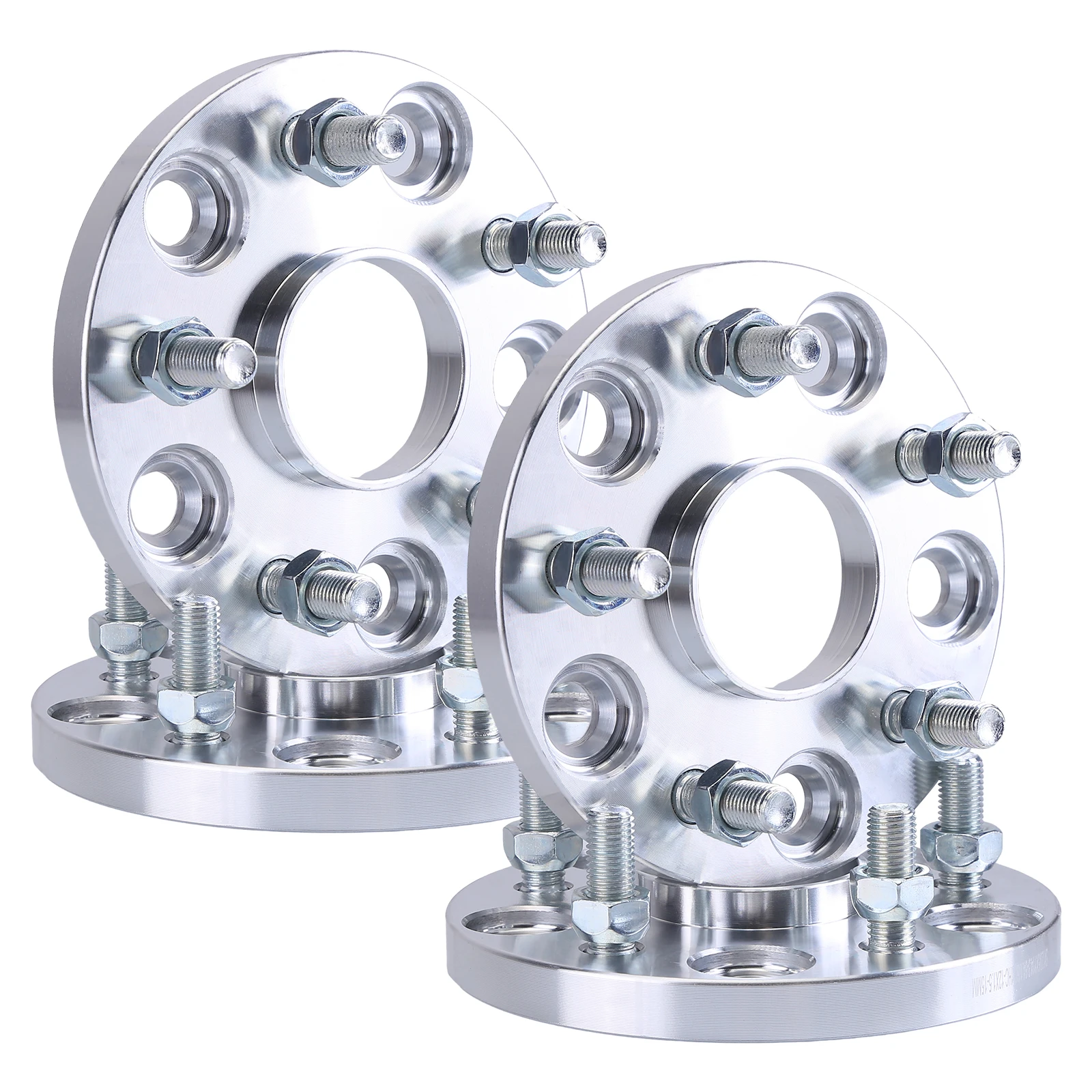 

4 шт. переходники для колес 15 мм, проставки для колес от 5x120 до 5x114,3 мм, 64,1 мм (ступица) до 60,1 мм (колесо), центр, диаметр болта 12x1,5, фланец