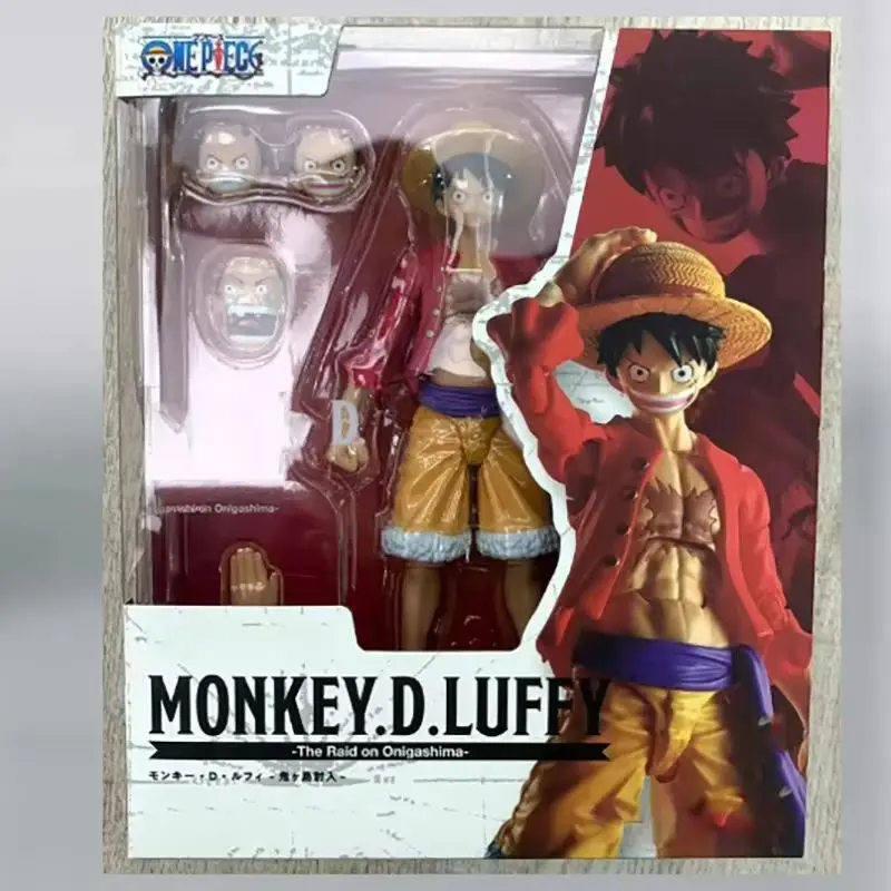 15cm Figurka Anime Monkey D. Luffy z Ruchomymi Stawami, Figurka Kolekcjonerska, Model, Statuetka, Ozdoba na Biurko