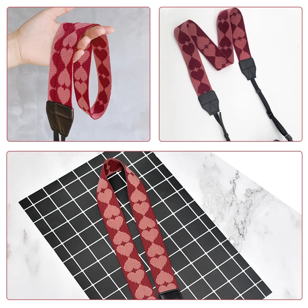 

Camera Strap for Women Men Adjustable Length Sturdy Polyester Sling for Travel Hiking Photography Comfortable Wear Design