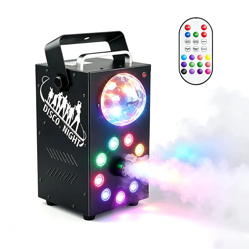 Professional Stage 700W RGB Colorful Smoke Machine Wireless Remote Stage DJ Party Fogger 3Min Fast Heating Support Dropshipping