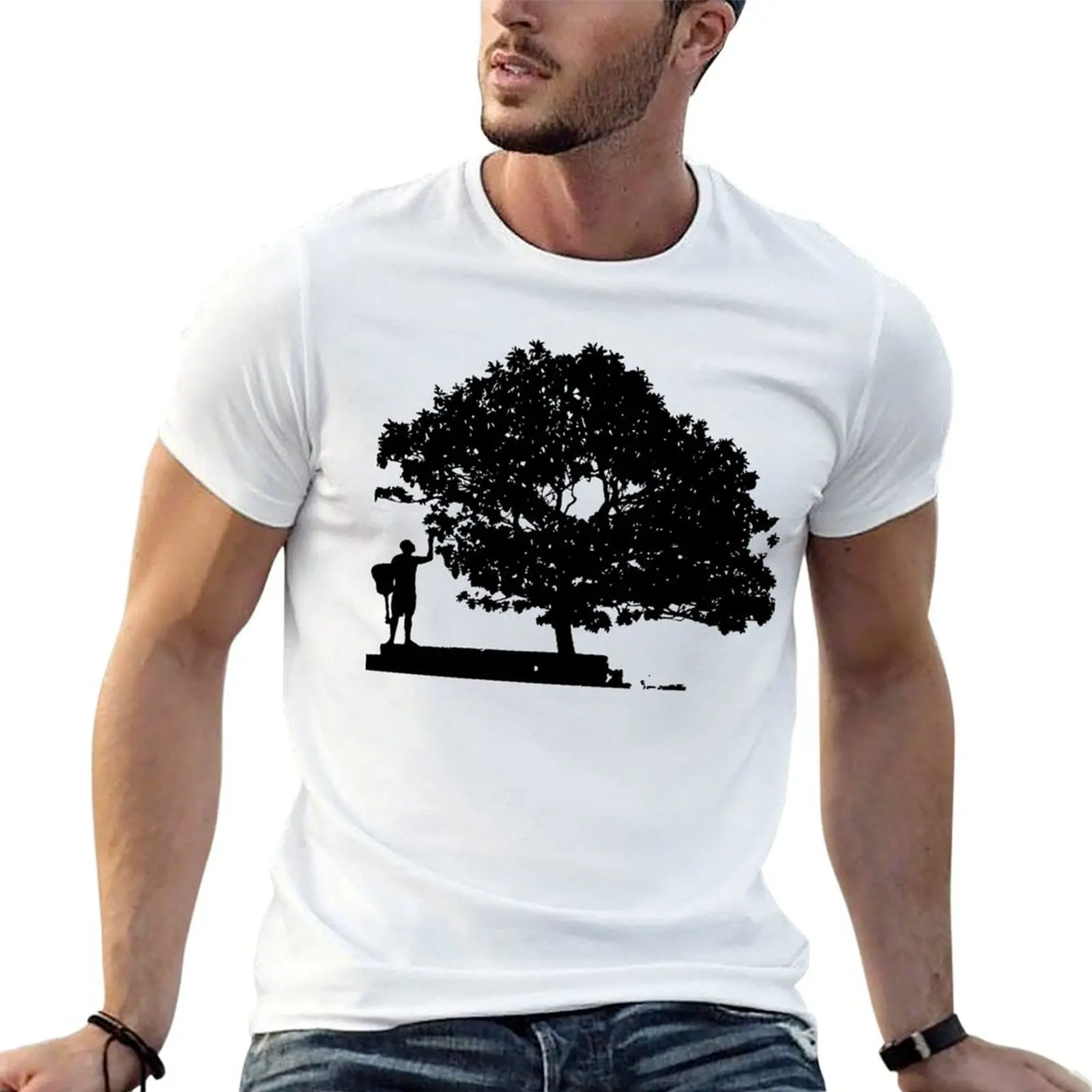 Maglietta Jack Johnson maglietta da uomo maglietta in cotone nero tinta unita per uomo maglietta da uomo in cotone