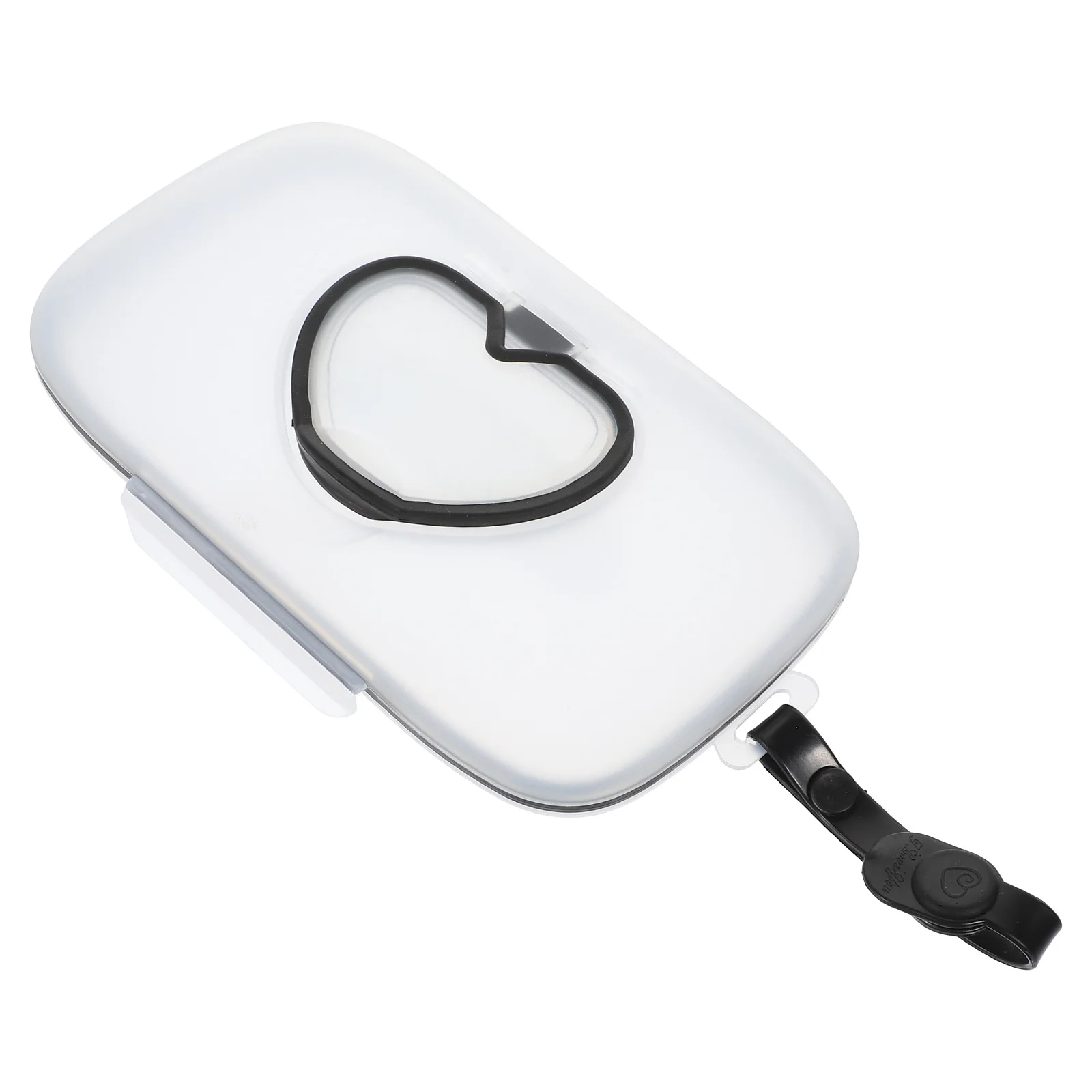 موزع مناديل مبللة للأطفال محمول مع غطاء على شكل قلب، تصميم مدمج وخفيف الوزن للاستخدام المنزلي والسفر بسعة كبيرة #4