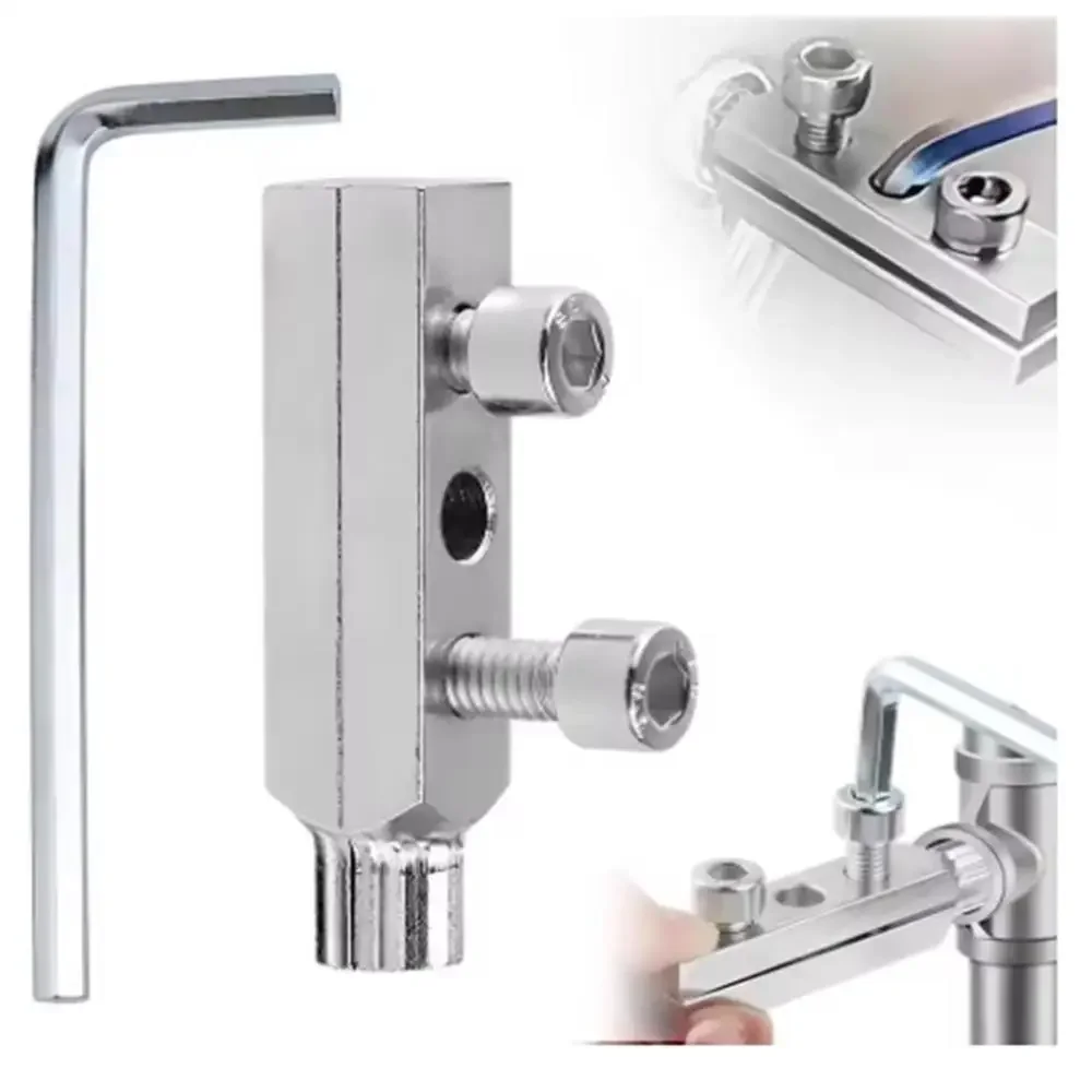 1pcs Faucet Angle Valves Broken Wire Extractor Threading Tools Tap Screw Remover for 4/6 Points Bolt Extractor Plumbing Tool