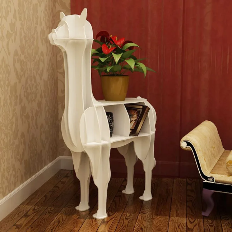 رف الكتب الإبداعي بحافة Yangtuo لتزيين نافذة متجر طاولة المدخل