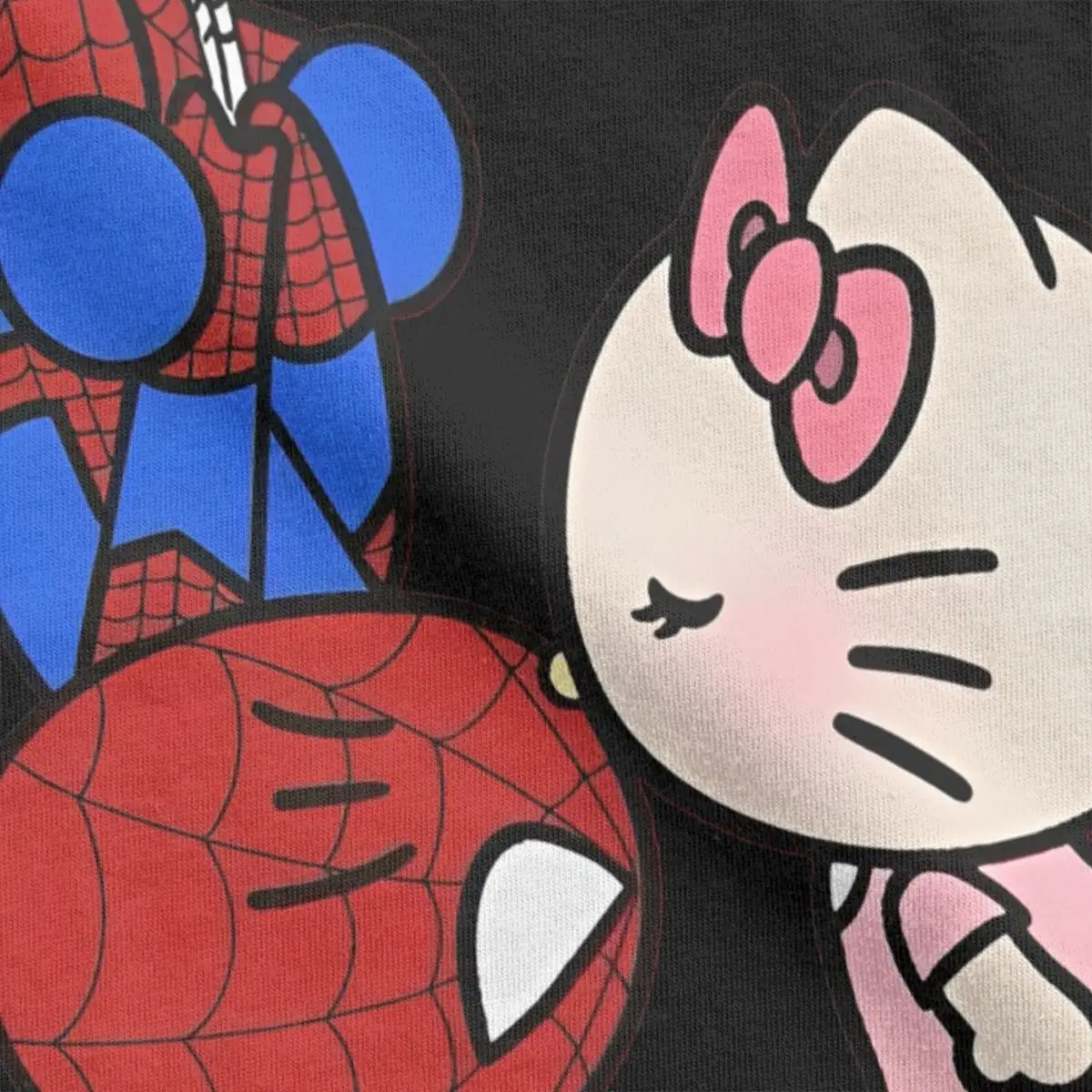 Hello Kitty Christmas T-Shirt spiderman Cute T Shirts Short Sleeve Y2K Basic Tshirt Beach Casual O Neck Oversized Top Tees