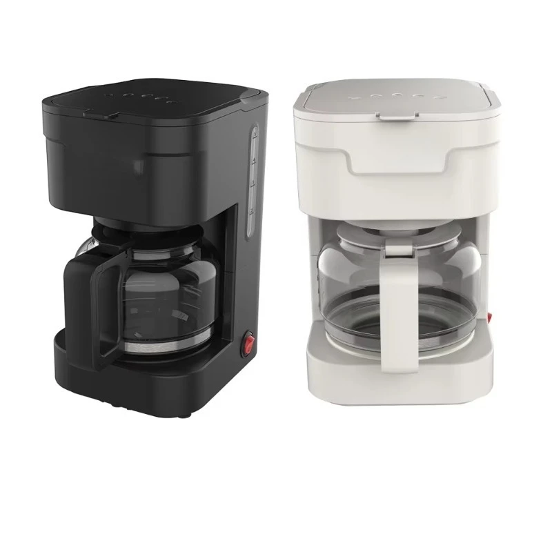 ماكينة صنع القهوة بالتنقيط الكهربائية الأوتوماتيكية 5 أكواب بقدرة 650 وات 60 هرتز من American Hotel، ماكينة صنع القهوة بالتنقيط باللون الأسود والأبيض #1