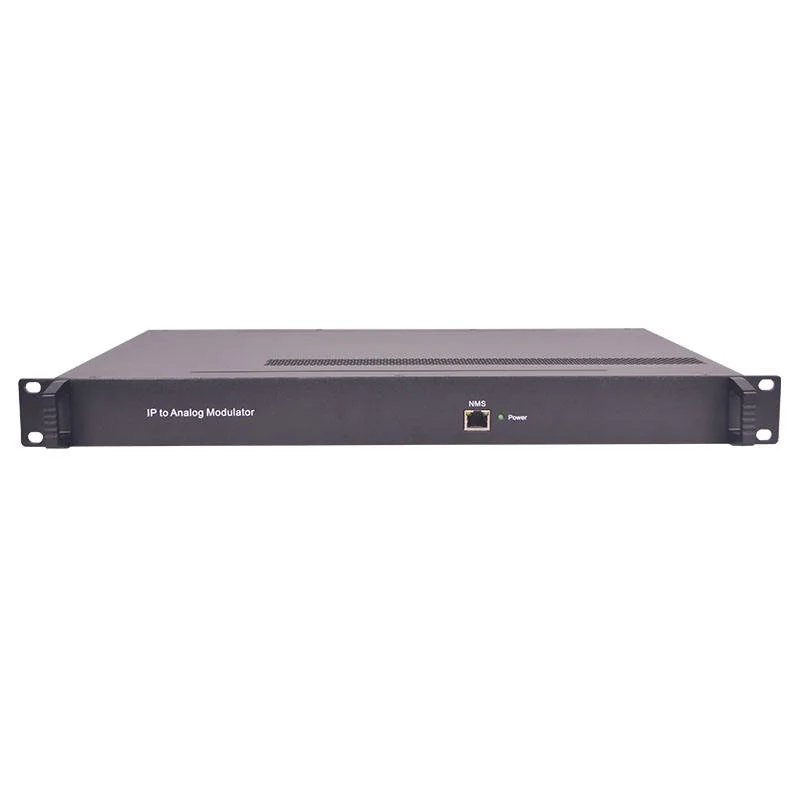 Digital 64-Channel IP to Analog RF Modulator NTSC/PAL for Old Coaxial Cable TV Systems with H.265/H.264 Support 5-Year Warranty