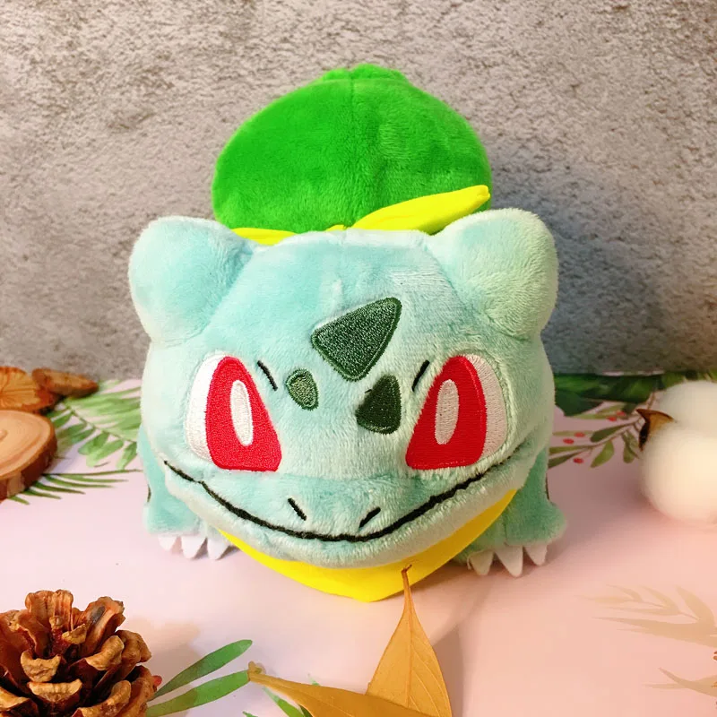 

Японская плюшевая игрушка Pokemon Fit Bulbasaur, детские милые мягкие подарки и подарки на день рождения и Рождество
