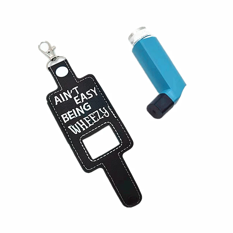 Ain't Easy Being Wheezy Personalized/monogrammed Inhaler Case, Holder