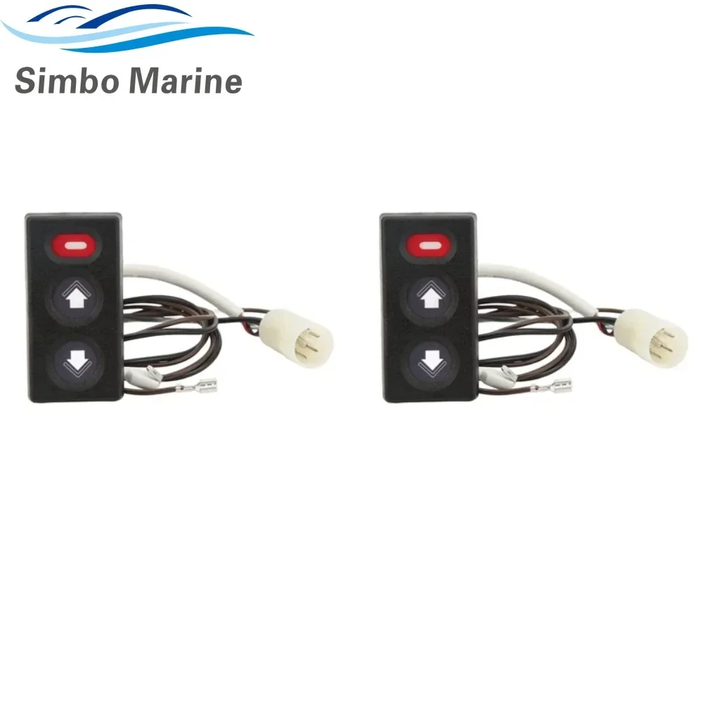 2 pcs Drives Trim Tilt Switch Control Panel For Volvo Penta Boat Motor DP DP290 DPX SX SP290 SP-E 3855560 3855650 853846 873617