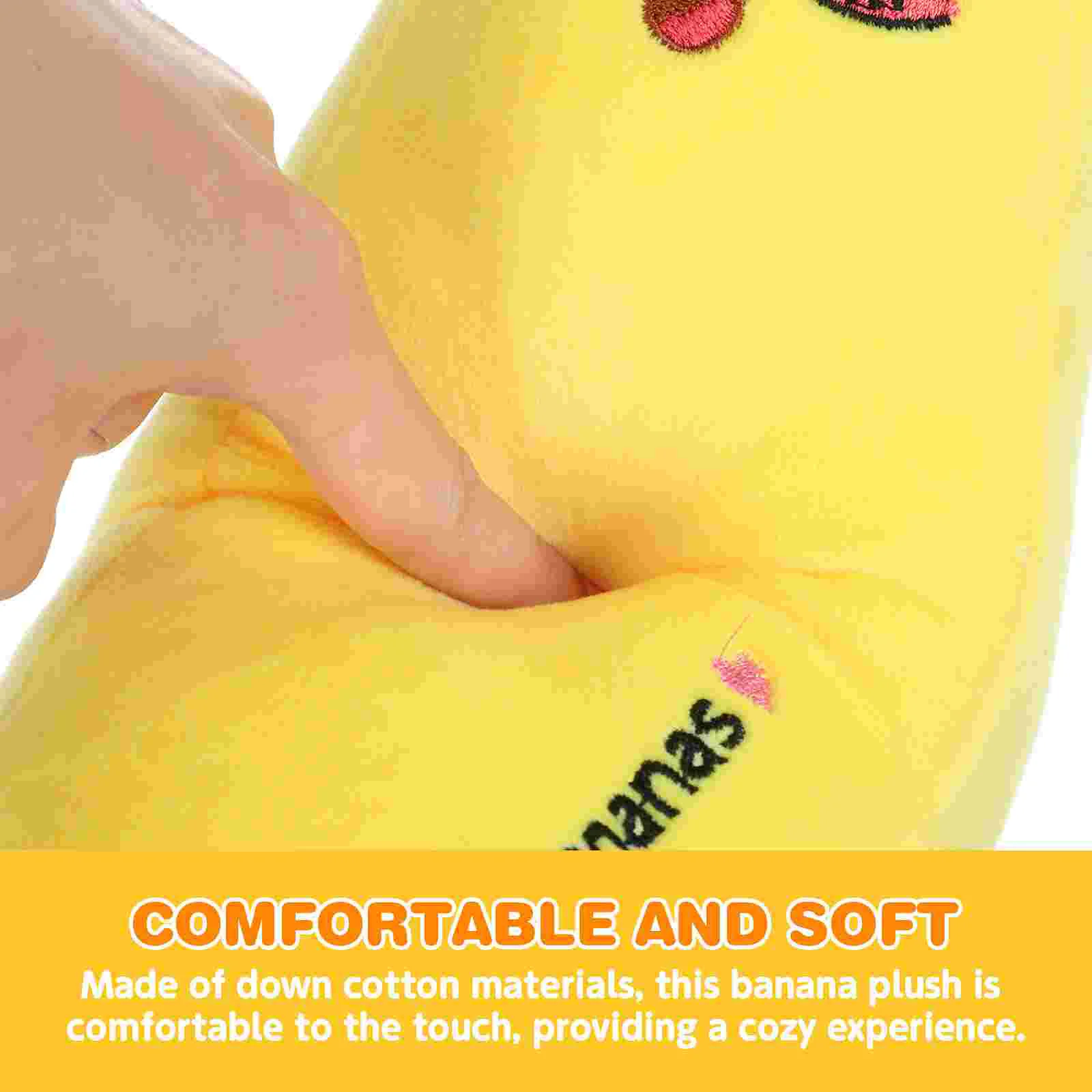 Banana Pillow Cushion Stuffed Soft Cute Plush Bench Throw Cotton Baby Toys