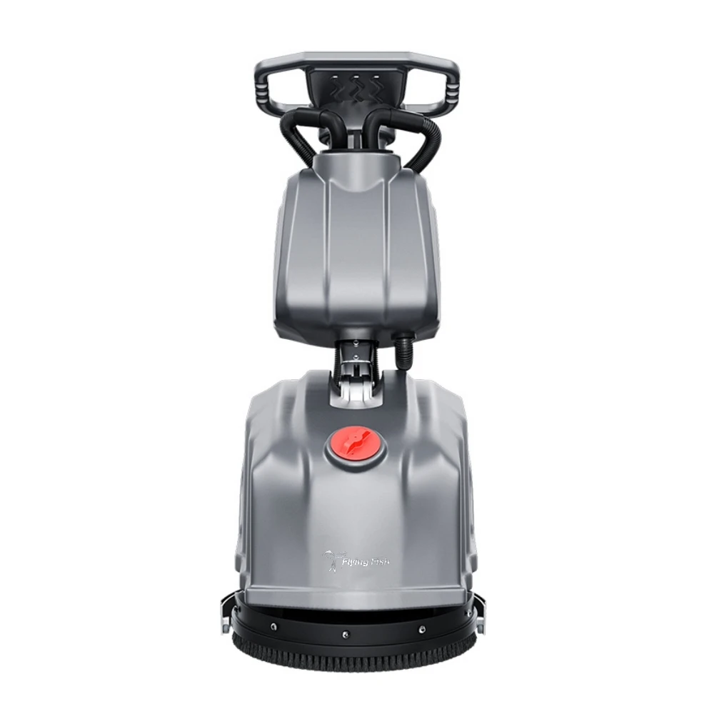 

Floor Washer Cleaning Machine Small Electric Single Brush Walk-behind Floor Scrubber for Shopping Mall