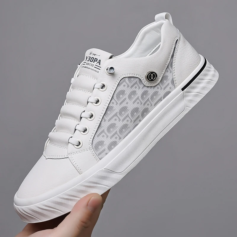 

All Season Wearable Men Leisure Shoes Soft Padded Insole Durable Outsole Casual Walking Daily Street Fashion Male Lace Footwear