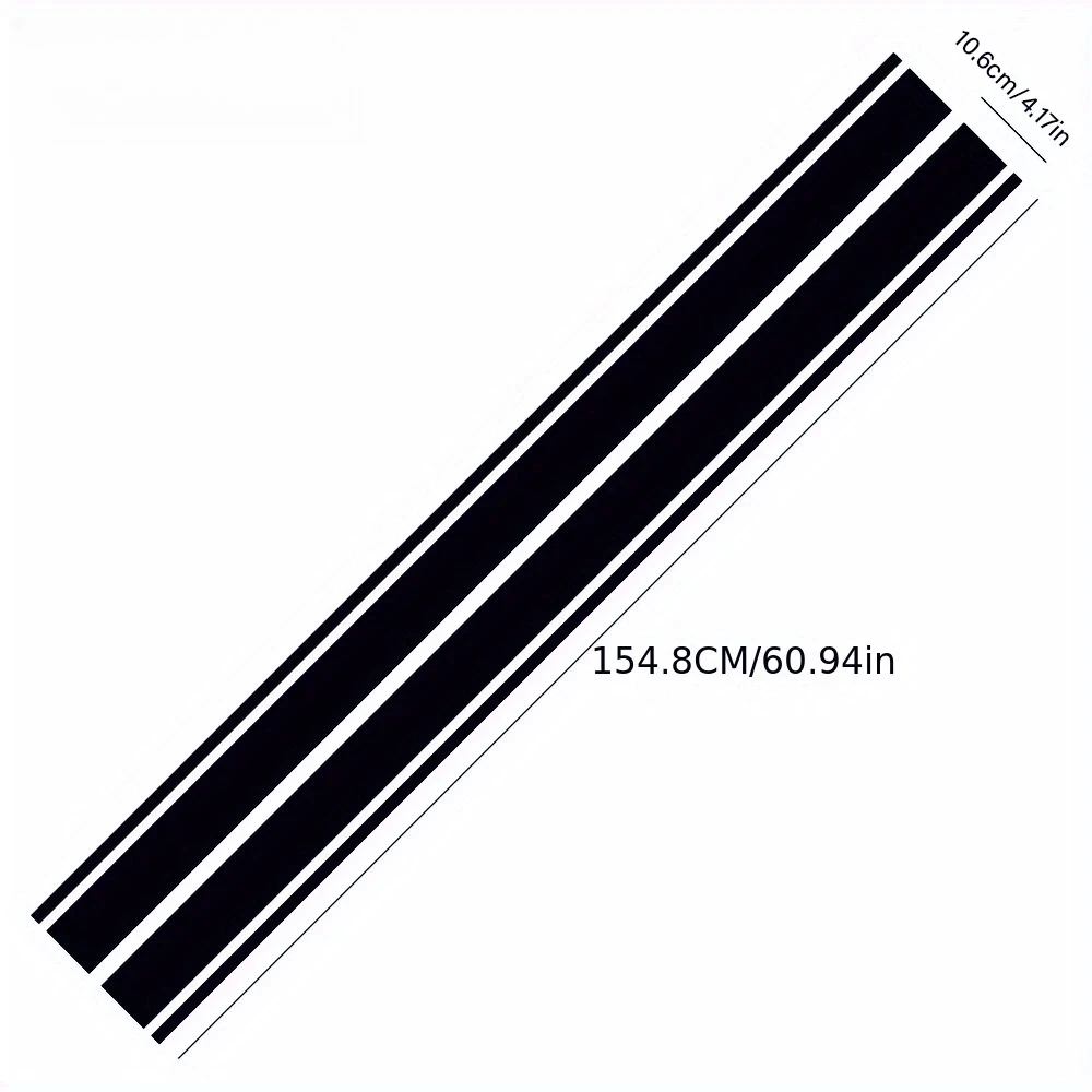 Motorcycle Sticker Car Hood Engine Rally Line Sticker Waterproof Auto Hood Cover Decoration Decal Tuning Motorcycle Accessories