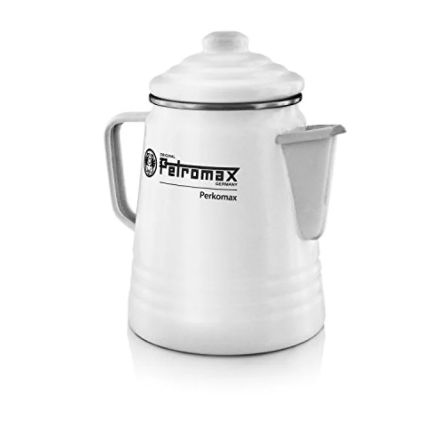 Tea and Coffee Percolator, Use Indoor/Outdoors for Home Kitchen or Campfire, Enameled Steel Coffee and Tea Pot Brews to Your Ta