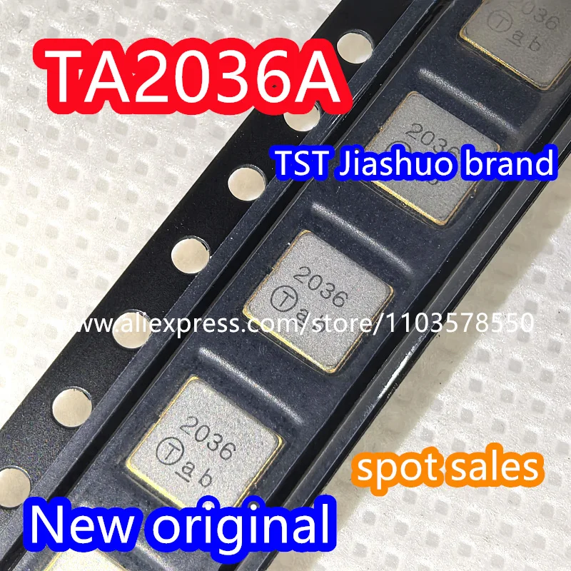

(10PCS) TA2036A code 2036 brand new original genuine 200MHz packaged SMD SAW sound meter filter