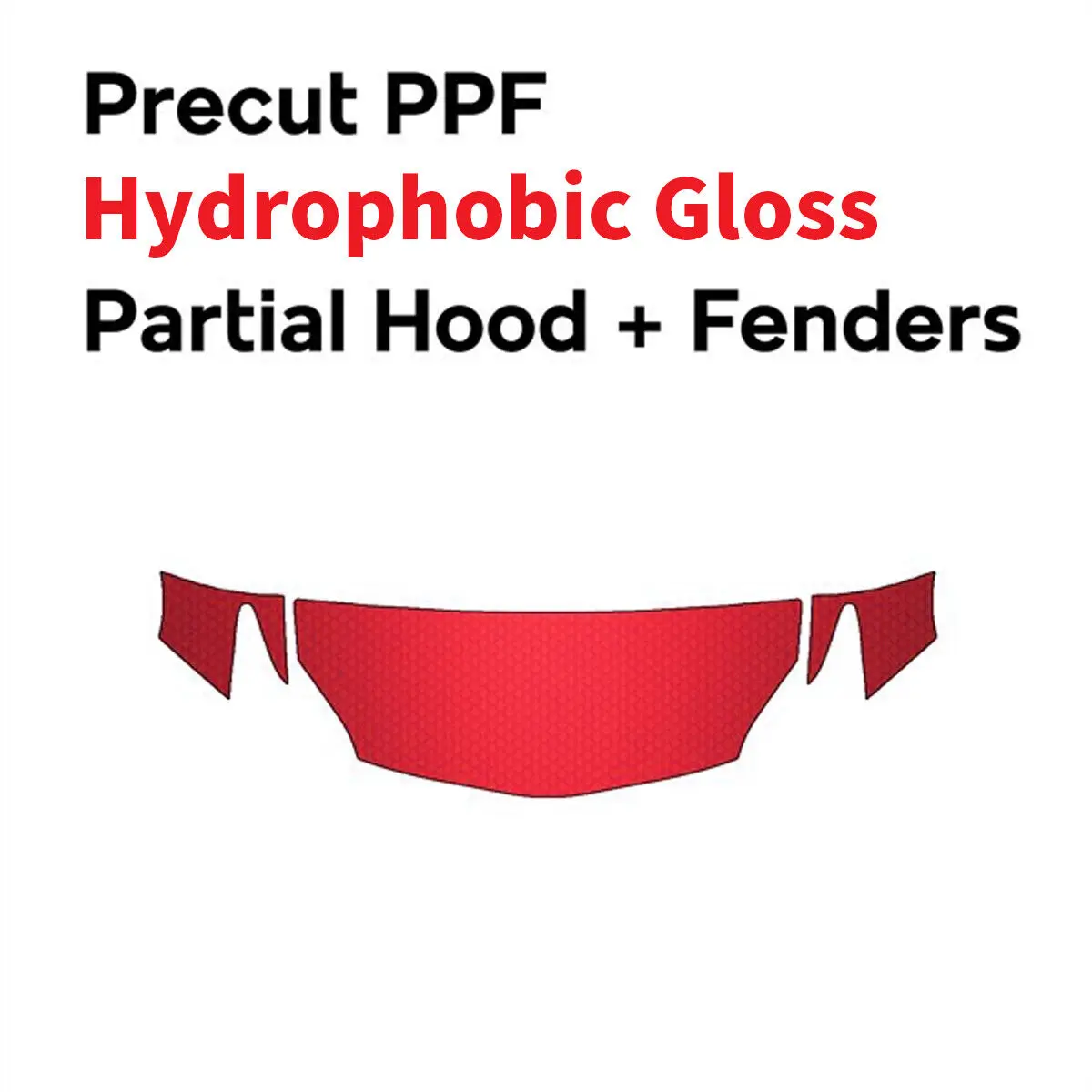 

Partial Hood Fenders Mirrors PreCut PPF Paint Protection Film Gloss DIY Clear Bra for Toyota Prius 2012-2015