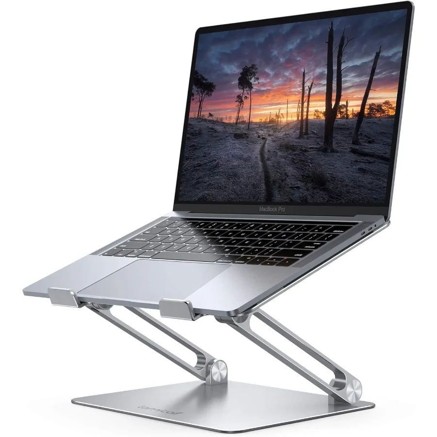 

Adjustable Laptop Stand Portable Laptop Riser Aluminum Laptop Stand for Desk Foldable Ergonomic Computer Notebook Stand Holder