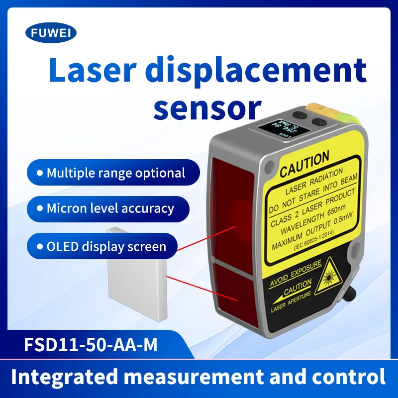 

FLR-50-AA-M 4-20mA digital display laser displacement distance measuring sensor