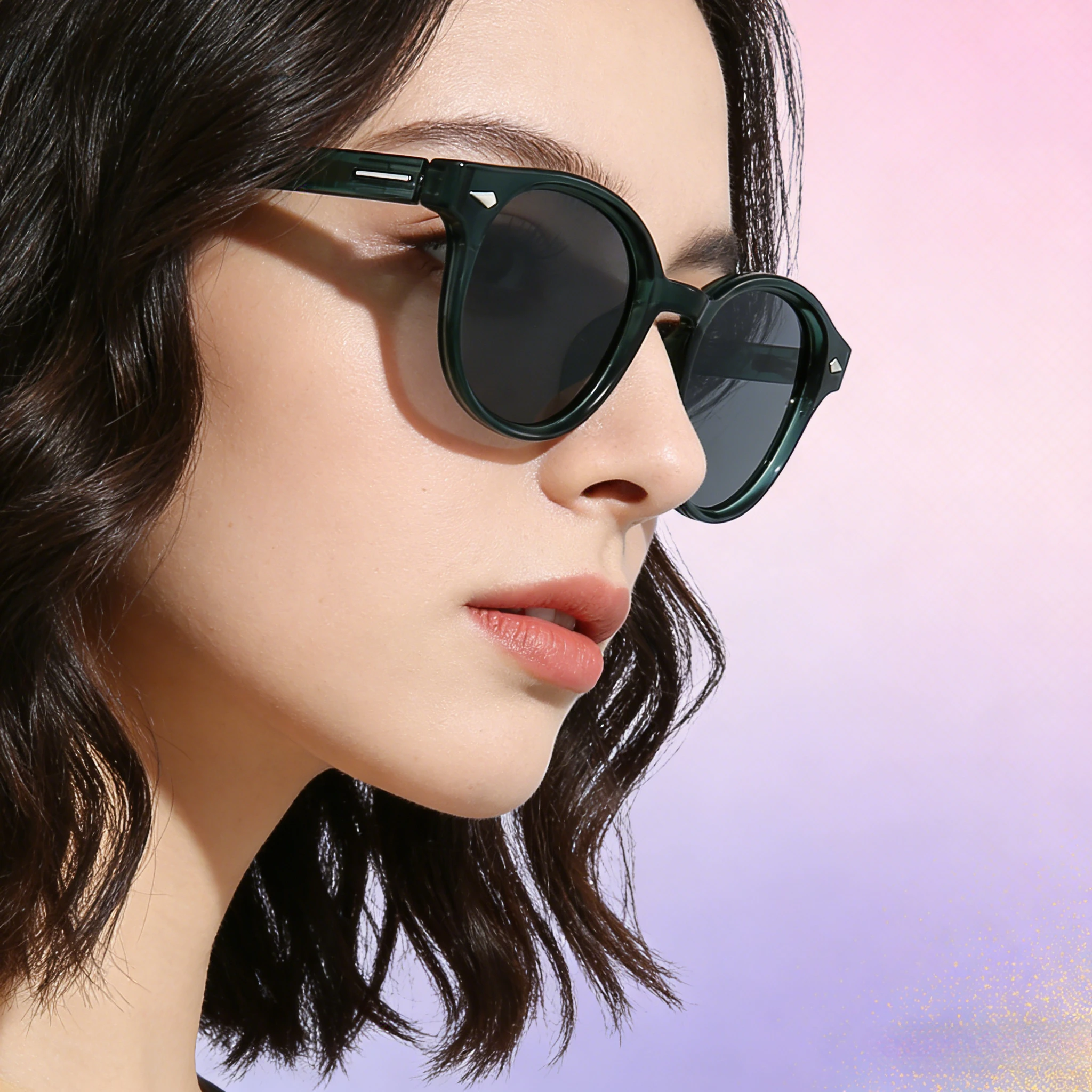 

Новые поляризованные солнцезащитные очки, трансграничный тренд, круглая оправа, простые солнцезащитные очки, персонализированные модные очки для вечеринок, очки с защитой от ультрафиолета.