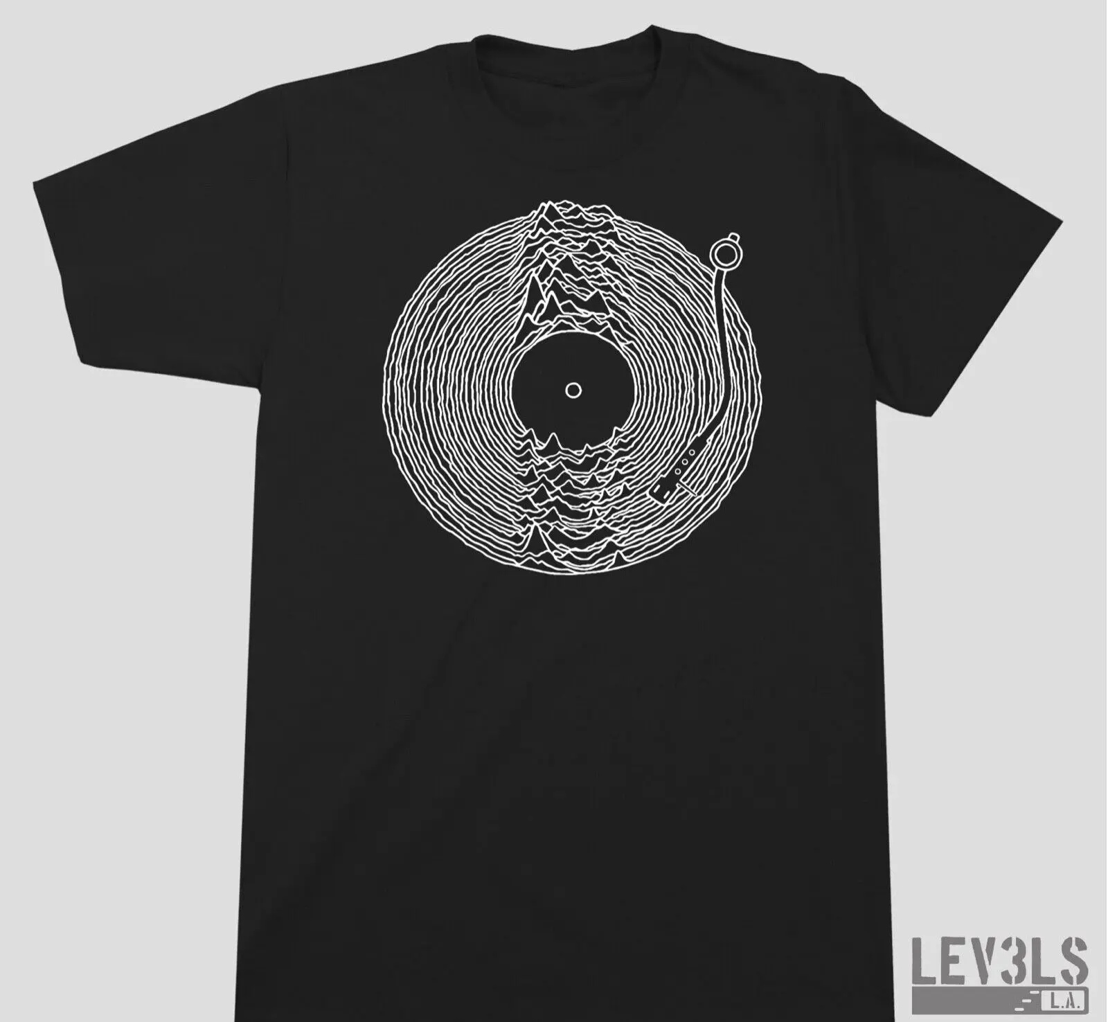 TURNTABLE PLEASURES T SHIRT TECHNICS SEISMIC WAVE JOY DIVISION VINYL RECORD long or short sleeves