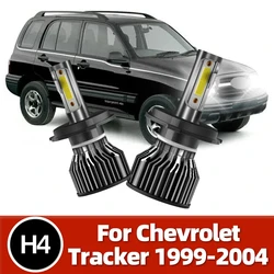 車のヘッドライト用LEDダイオードランプ72W,車のヘッドライト用ターボ12v,Chevalcoder 1999 2000 2001 2002 2003 2004,h4